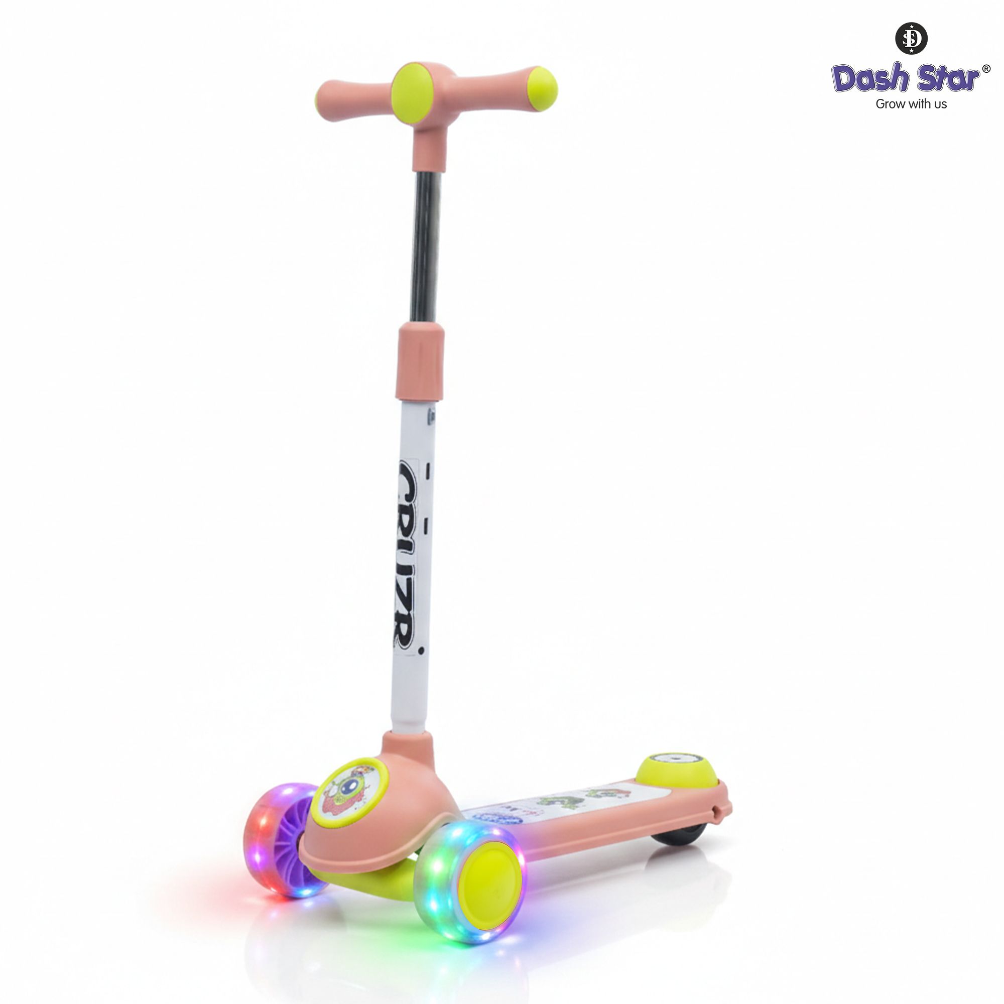 Cruzr Pro Kick Scooter | 3 Wheel Kids Scooter | Adjustable Handle Anti Slip Deck Kids Scooter-image-3