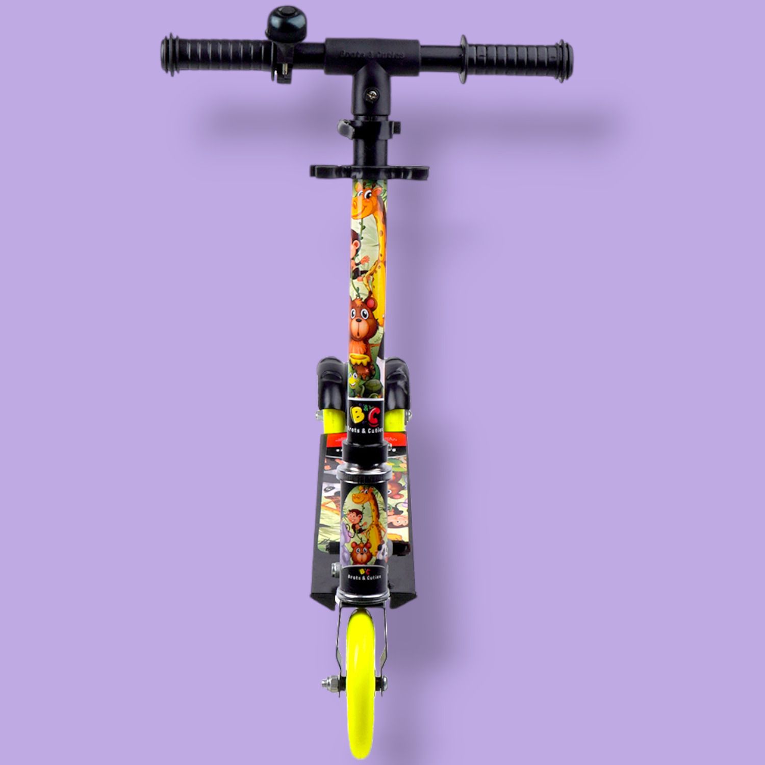 house of common Scooter for hoverboard kids & adult with 3 lavel adjustable handle & side stand HoverBoard Scooter-picture-21