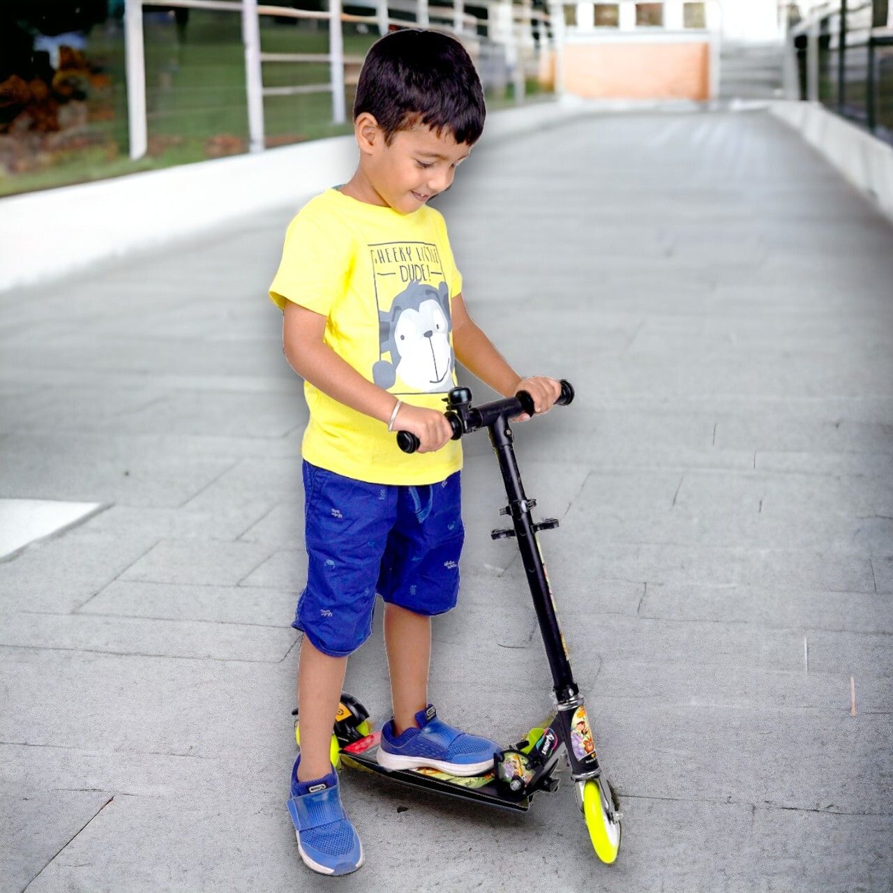 kids scooter for boy & girl with strong base & adjustable handle ,smooth braking Kids Scooter