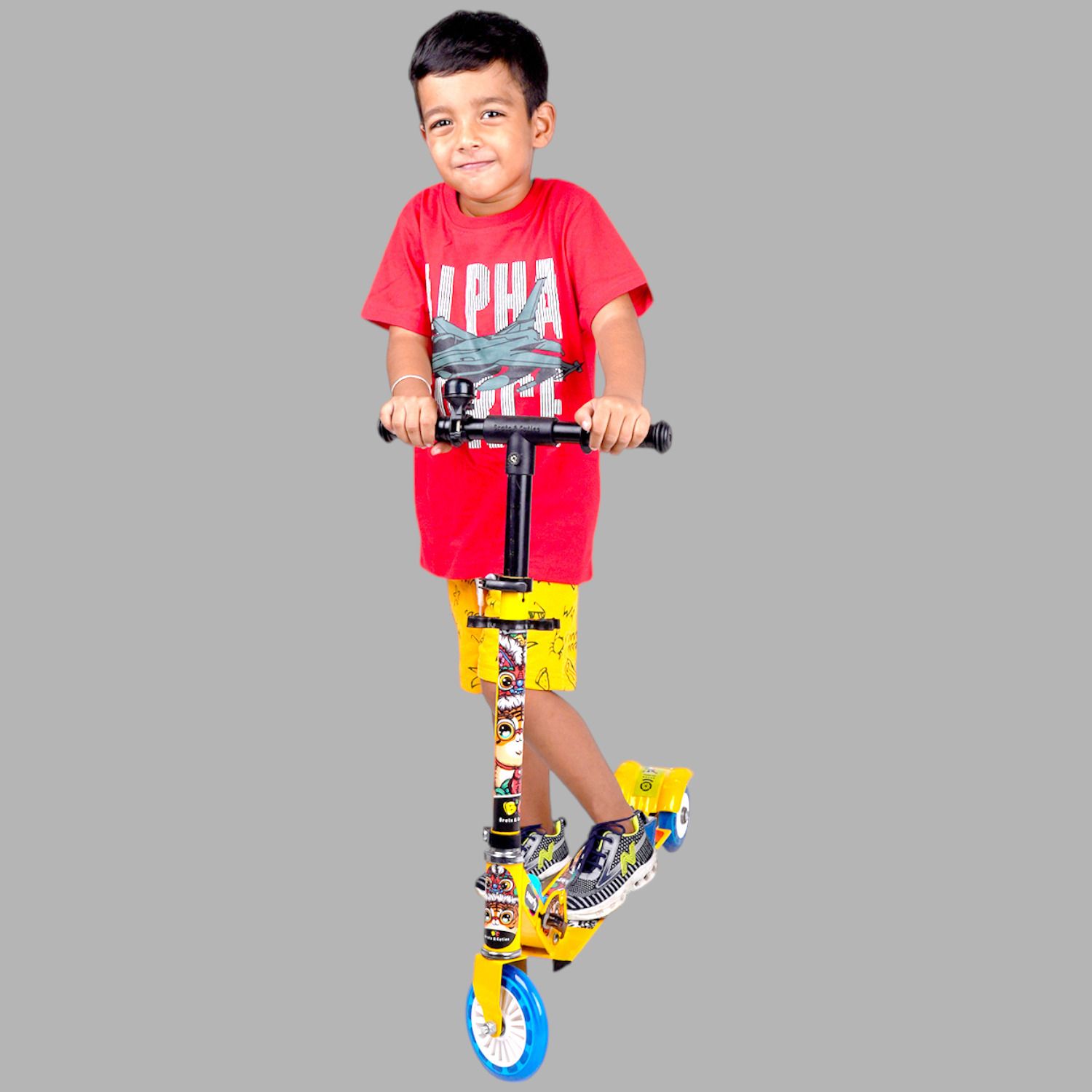 kids runner for boys & girls agegrp 2-7 yrs weight capacity 70kgs Kids Scooter-image-18