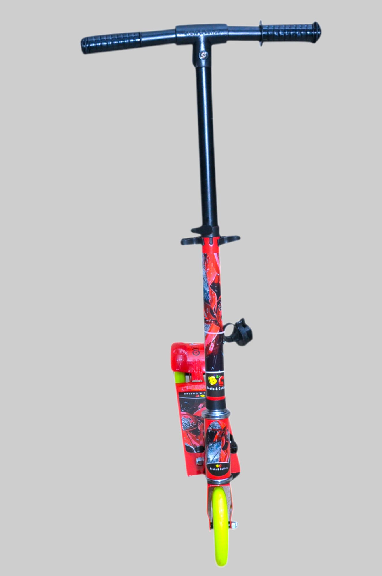 Kick foldable scooter for kids & adult with solid colour, adjustable handle Adult Scooter-image-16