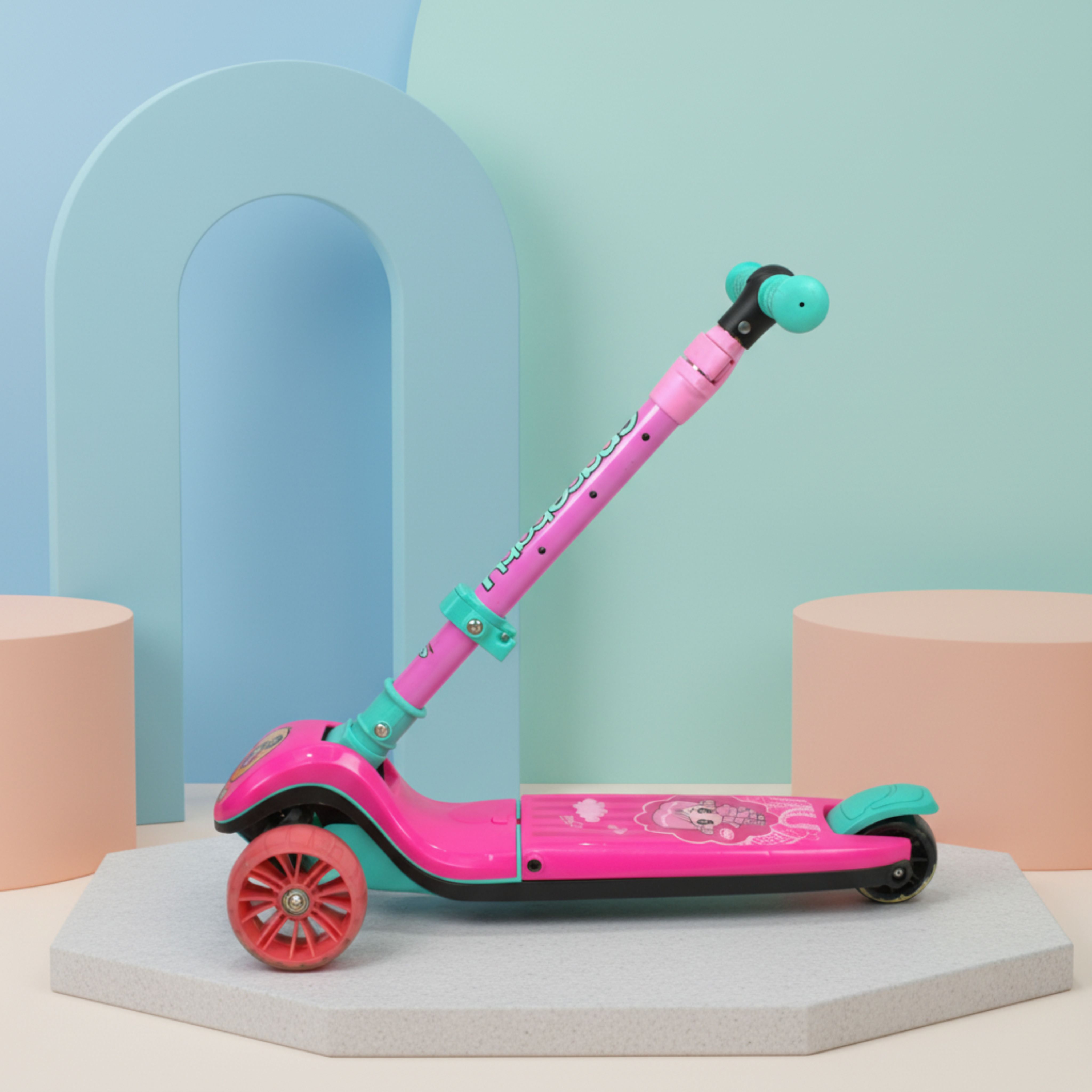 spacebaby Kick Scooter| Age 3 Years+ Upto 70Kgs. Kids Scooter-picture-37