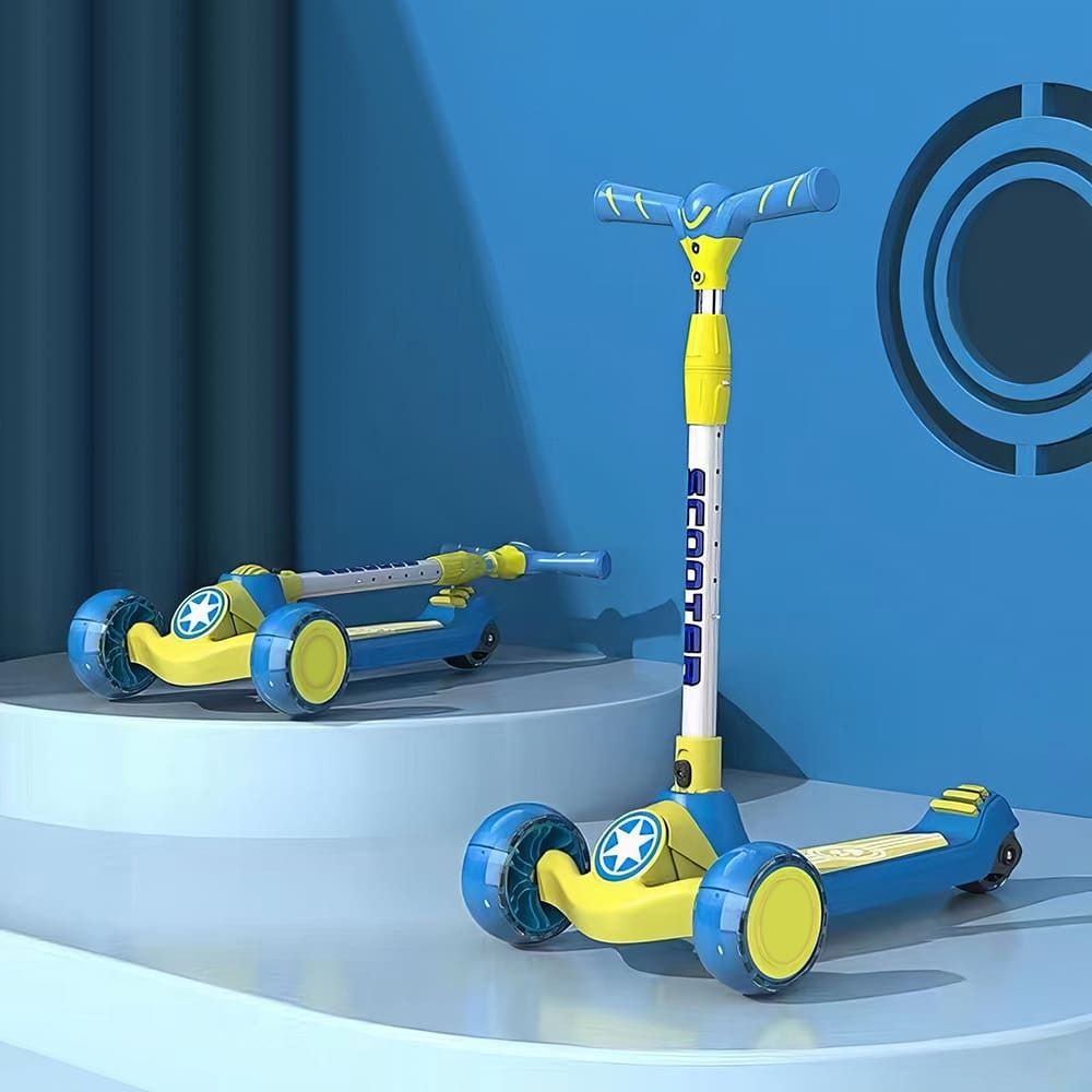 Glider Toddler for Ages 3-12 Years, Boy Girl with Adjustable Height Kids Scooter-image-45