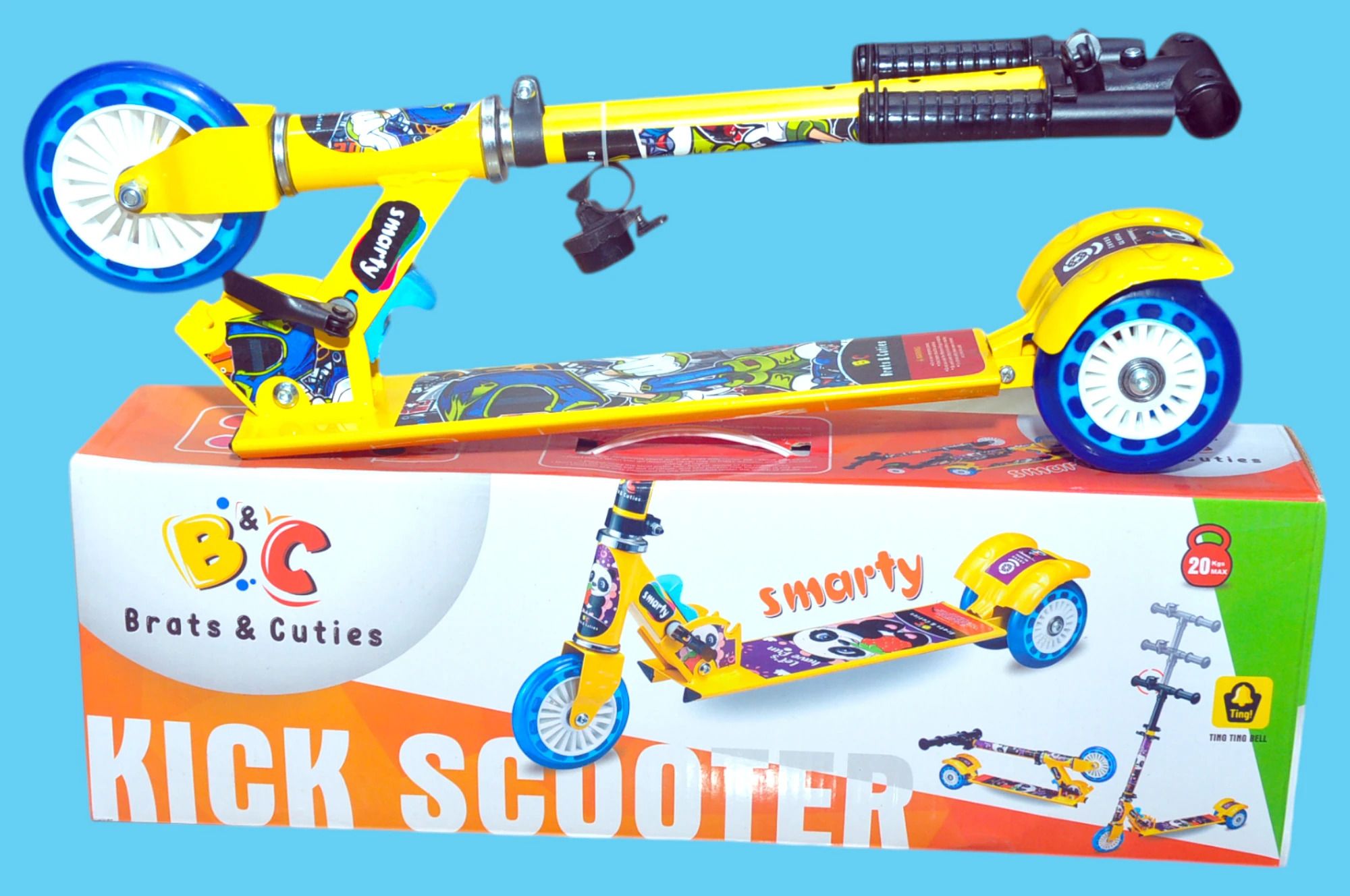 speedfox Folding kick scooter for adult with adjustable handle and smooth breaks Adult Scooter-picture-21