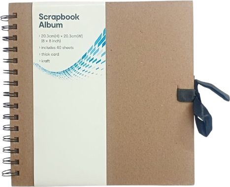 rs paper Brown Kraft Theme, Scrapbook Kit-picture-0