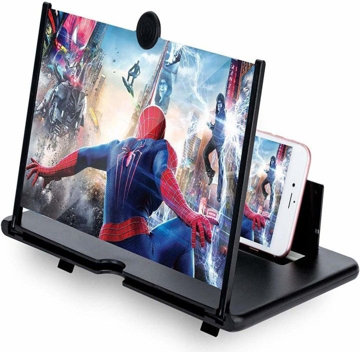 Gribbtor 12 inch 3 times 3D magnifier fresnel mirror HD Screen Expander Phone