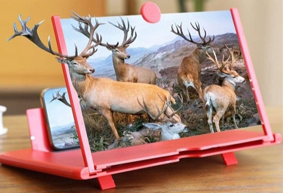Gribbtor 9 inch most selling 3 times 3D magnifier fresnel mirror HD Screen Expander Phone-image-5