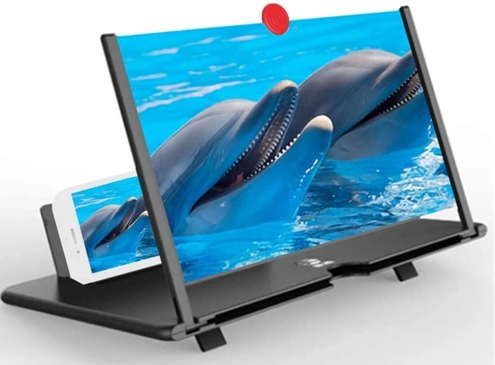 NHOUSE 12 inch TV Screen Magnifier for Cell Magnifing Screen Enlarger for Movies F6949 Screen Expander Phone