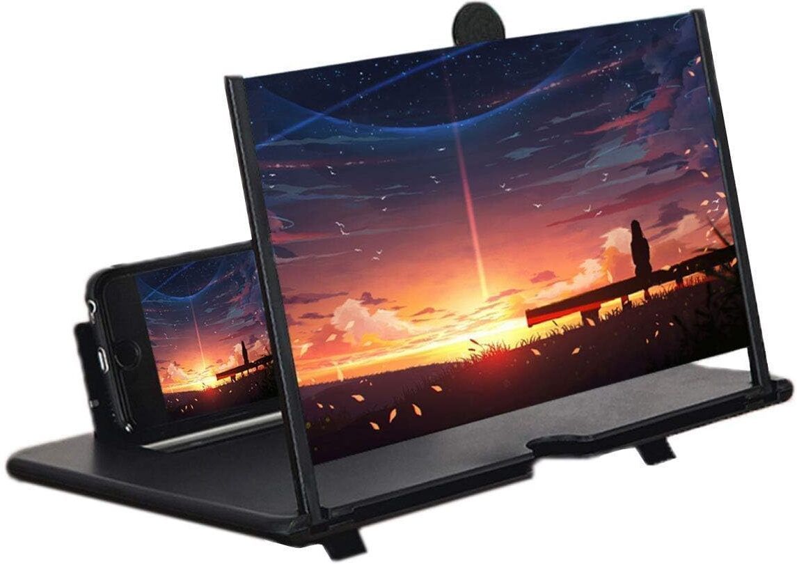 ZEPTIC 8 inch Mobile Screen Magnifier | Folding Stand 3D Phone Video Enlarger Screen Expander Phone-image-18