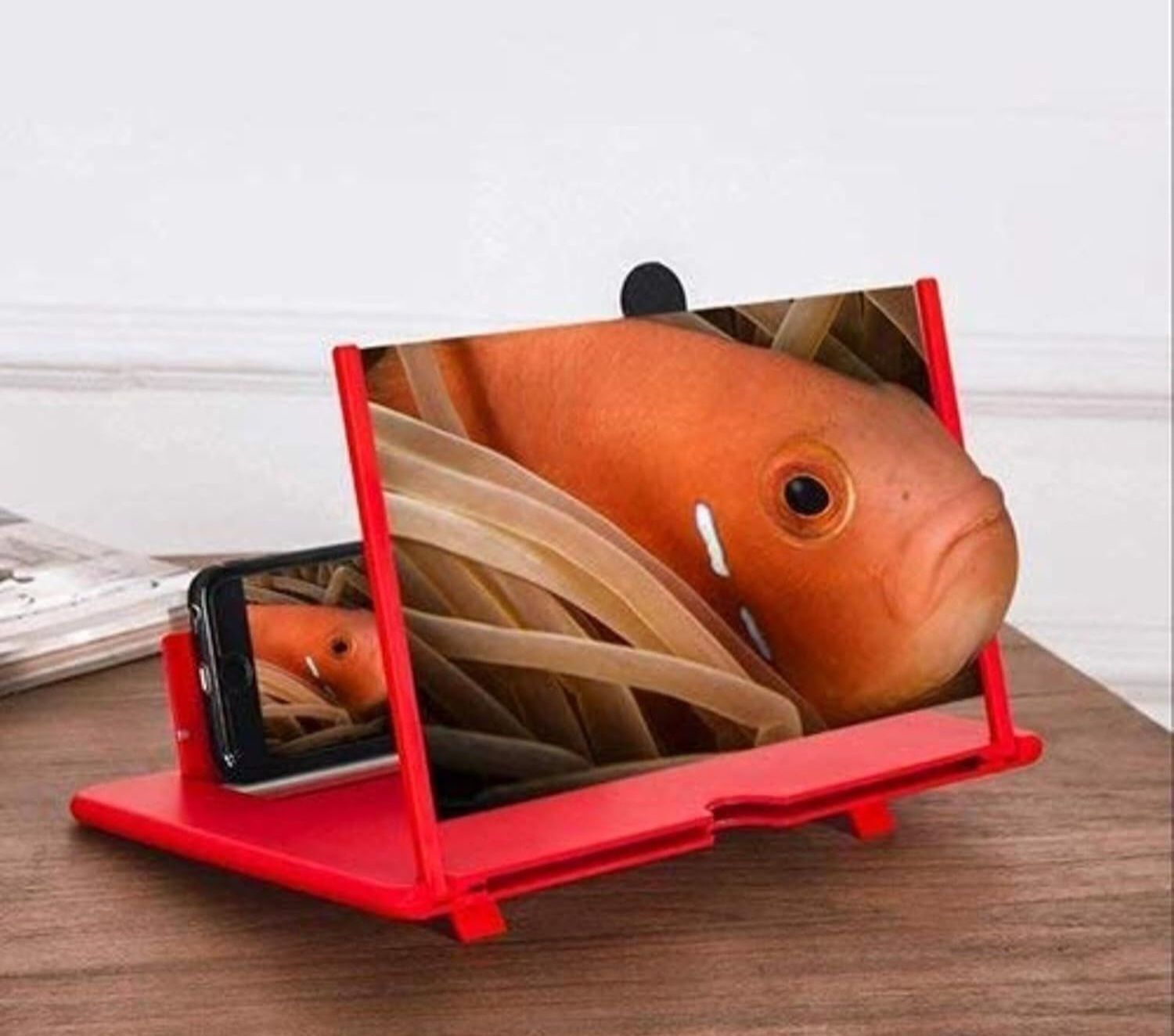 ROYALEXPORTT 12 inch most selling 3 times 3D magnifier fresnel mirror HD Screen Expander Phone-image-14