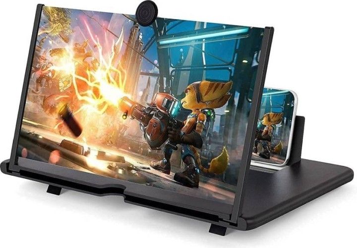 Gribbtor 12 inch 3 times screen magnifier fresnel mirror HD vivoppox Screen Expander Phone