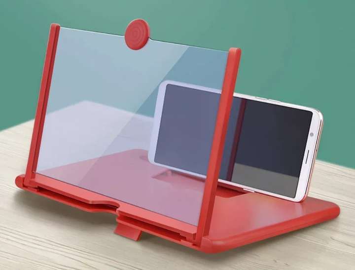 Gribbtor 9 inch most selling 3 times 3D magnifier fresnel mirror HD Screen Expander Phone-image-44