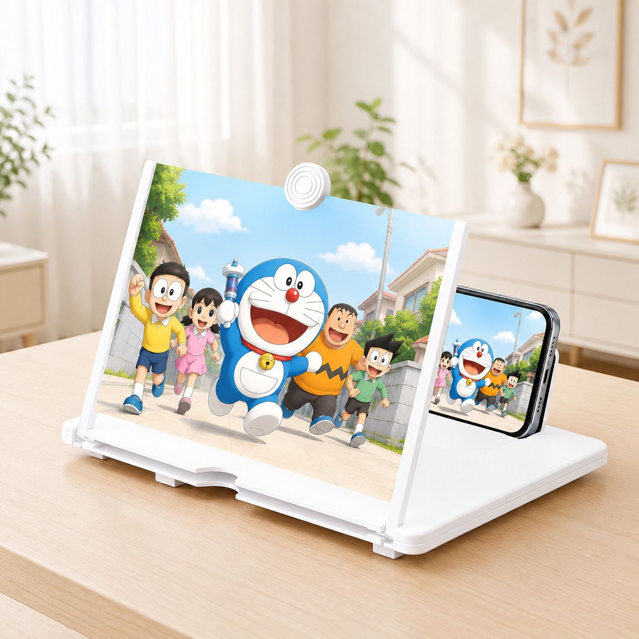 SHIVEG 12 inch Cinema Style 3D Mobile Screen Amplifier Screen Expander Phone-image-26