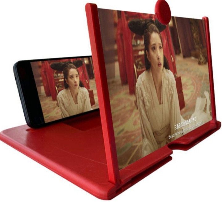 Gribbtor 9 inch most selling 3 times 3D magnifier fresnel mirror HD Screen Expander Phone-image-37
