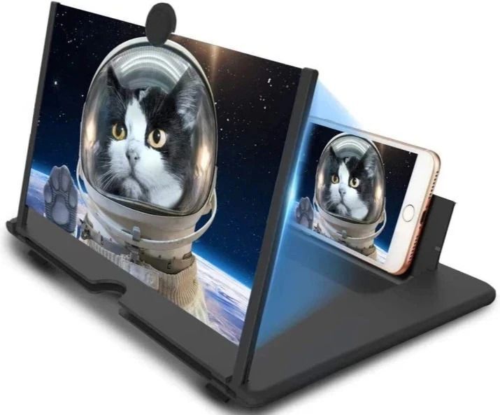 NHOUSE 12 inch TV Screen Magnifier for Cell Magnifing Screen Enlarger for Movies F7072 Screen Expander Phone