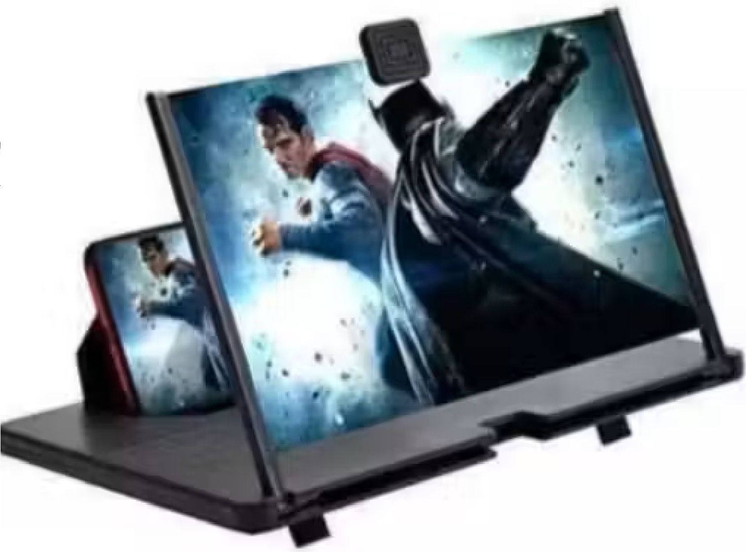 qanqc 9.44 inch HD Phone Screen Amplifier Portable White Screen Expander Phone-image-1