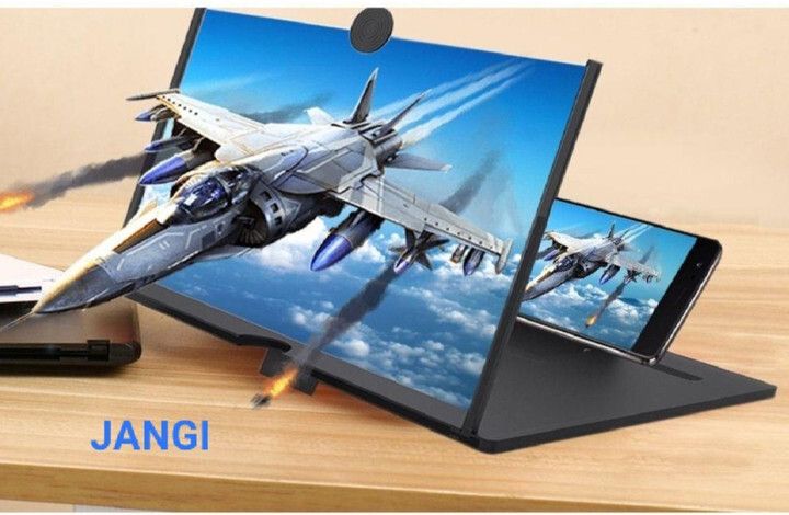 Gribbtor 9 inch most selling 3 times 3D magnifier fresnel mirror HD Screen Expander Phone-image-40