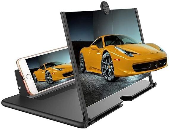 PRIVATECAVE 10 inch 3 times 3D magnifier Screen Expander Phone
