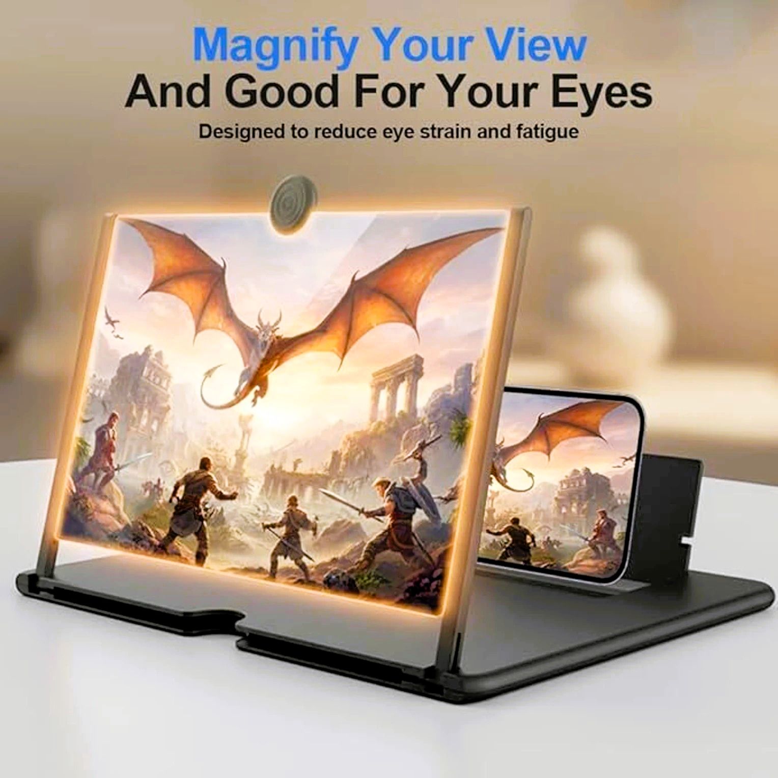 kanha collection 2 inch Screen Magnifier for Cell Magnifing Screen Enlarger for Movies Screen Expander Phone-image-34