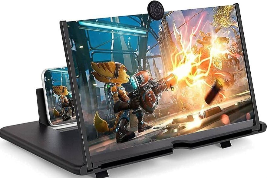 Gribbtor 10 inch most selling 3 times 3D magnifier fresnel mirror HD Screen Expander Phone