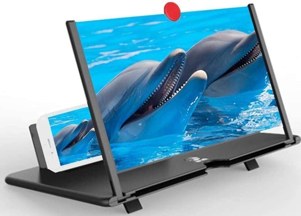 NHOUSE 12 inch TV Screen Magnifier for Cell Magnifing Screen Enlarger for Movies F6728 Screen Expander Phone
