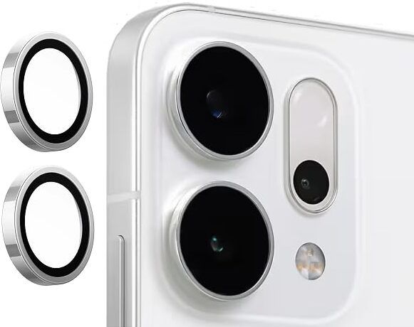 TELESHIELD Back Camera Lens Glass Protector for OPPO RENO 14 5G SILVER CAMERA LENS PROTECTOR RING-image-37
