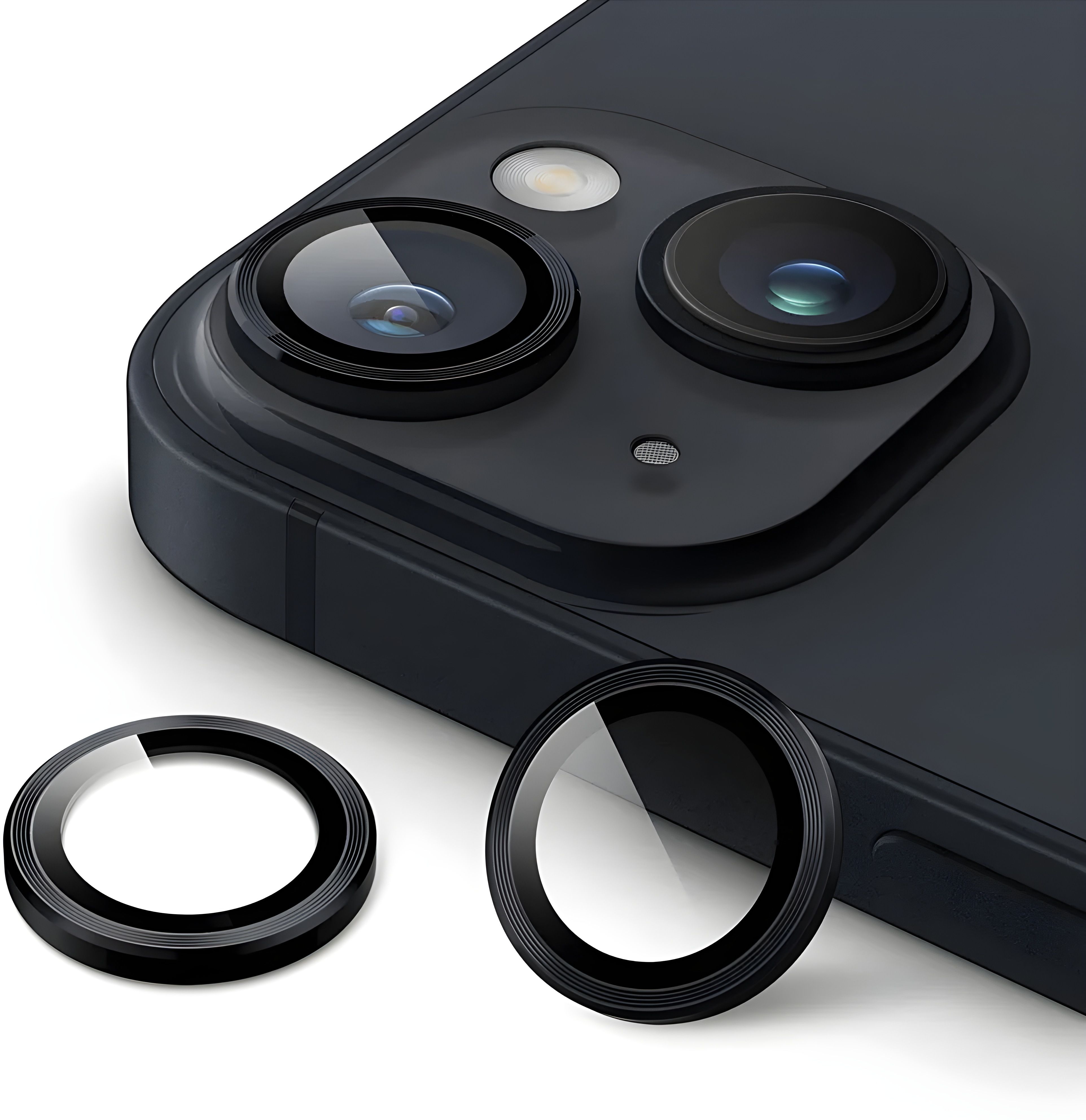 CASELIA Camera Lens Protector for iPhone 14, iPhone 14 black camera lens Protector-image-37