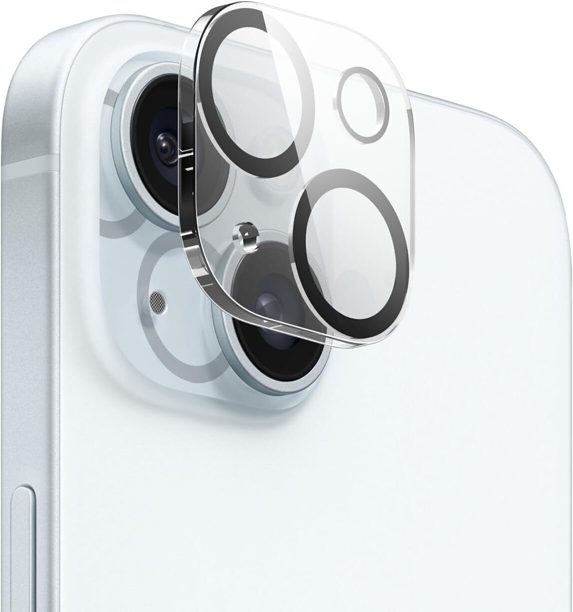 CASELIA Camera Lens Protector for iPhone 15/iPhone 15 Plus, iPhone 14/iPhone 14 Plus