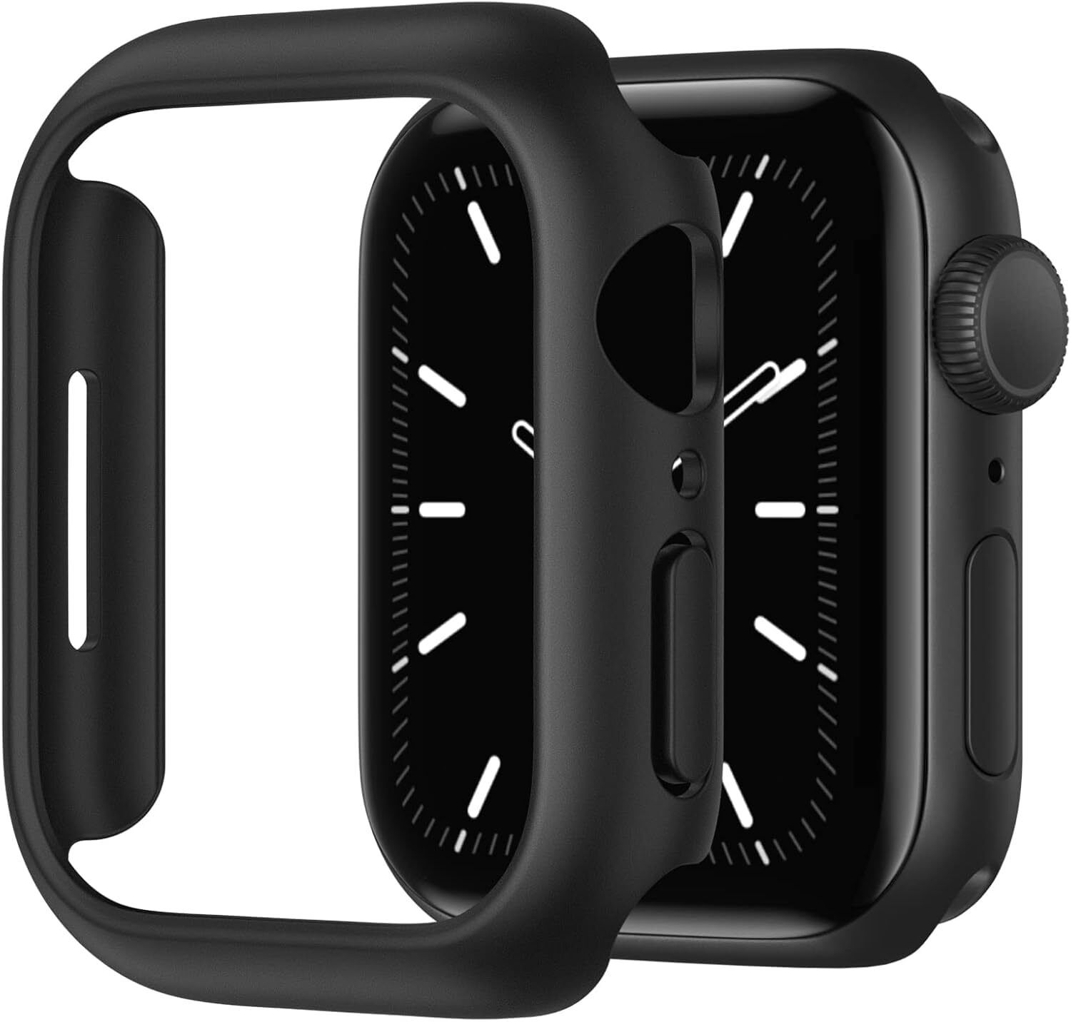 DPJ Edge To Edge Screen Guard for 46mm Apple Watch Series 10,Ultra-Thin Protective Cover Frame [NO Screen Protector] for iWatch Series 10 (Black, 46 MM)-image-45