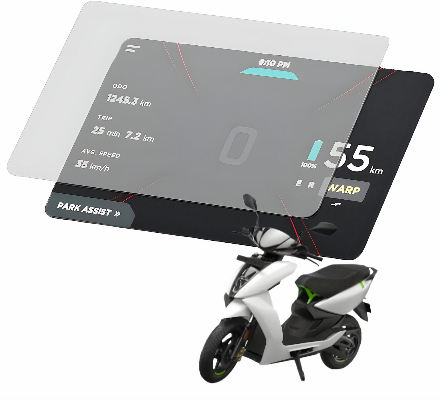 zealsy Screen Guard for Speedometer Touch Display Protector Bike Crash Guard-picture-19