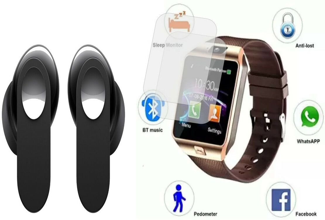 Gangtok Hub Edge To Edge Tempered Glass for Dz09 Smartwatch [Screen Guard Only] _0.0641