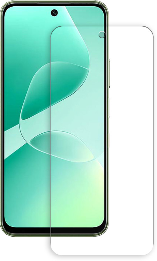 SOMTONE Edge To Edge Tempered Glass for Infinix Hot 60 5G FRONT Tempered Glass Screen Protector | Anti-Scratch | Edge to Edge Full Coverage | 9H Hardness | Screen Guard image 1