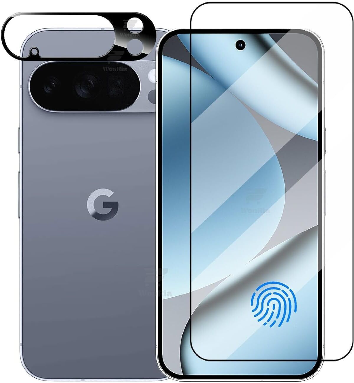 WonReza Edge To Edge Tempered Glass for Pixel 10 Pro, Pixel 10 Pro 5G, with Camera Lens Protector-image-8