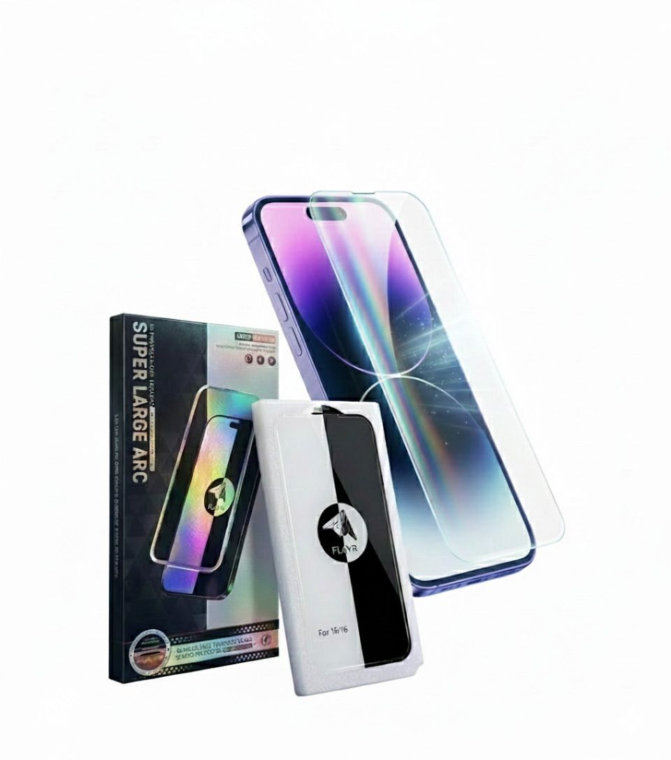 DLS Edge To Edge Tempered Glass for i phone 14 pro max Border less flayer diamond cut Super Large Arc Protection Screen Guard Tempered Glass for iPhone 14 pro max-image-37