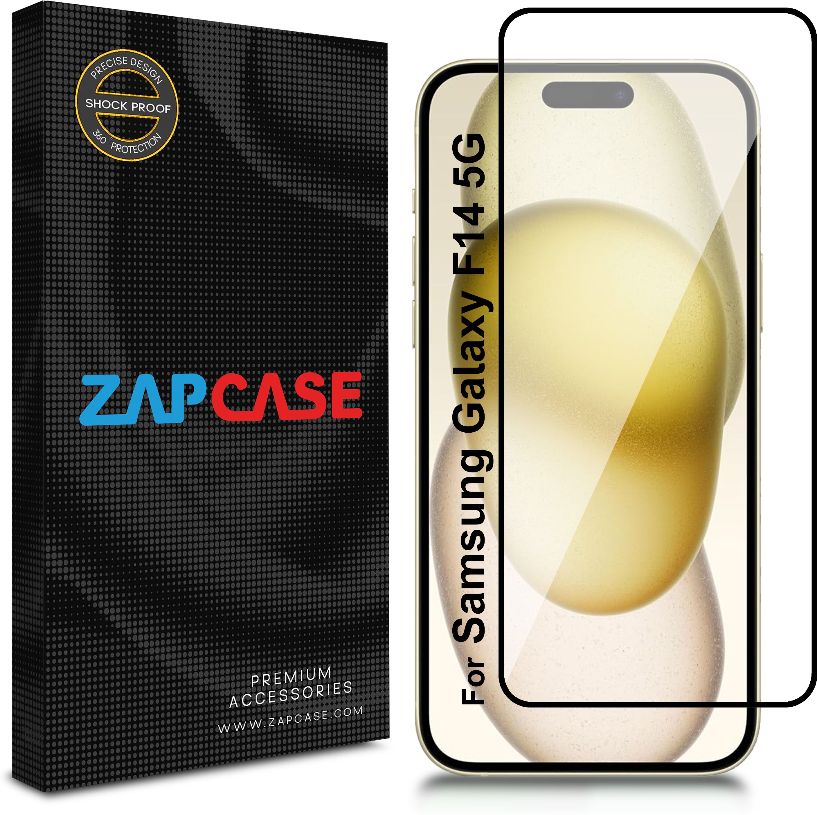 Zapcase Edge To Edge Tempered Glass for Samsung Galaxy F14 5G-image-17