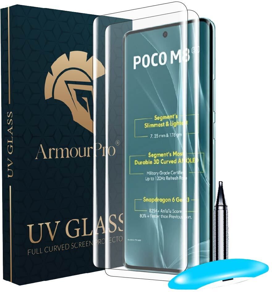 ArmourPro Edge To Edge Tempered Glass for Poco M8 5G, Poco M8-picture-10