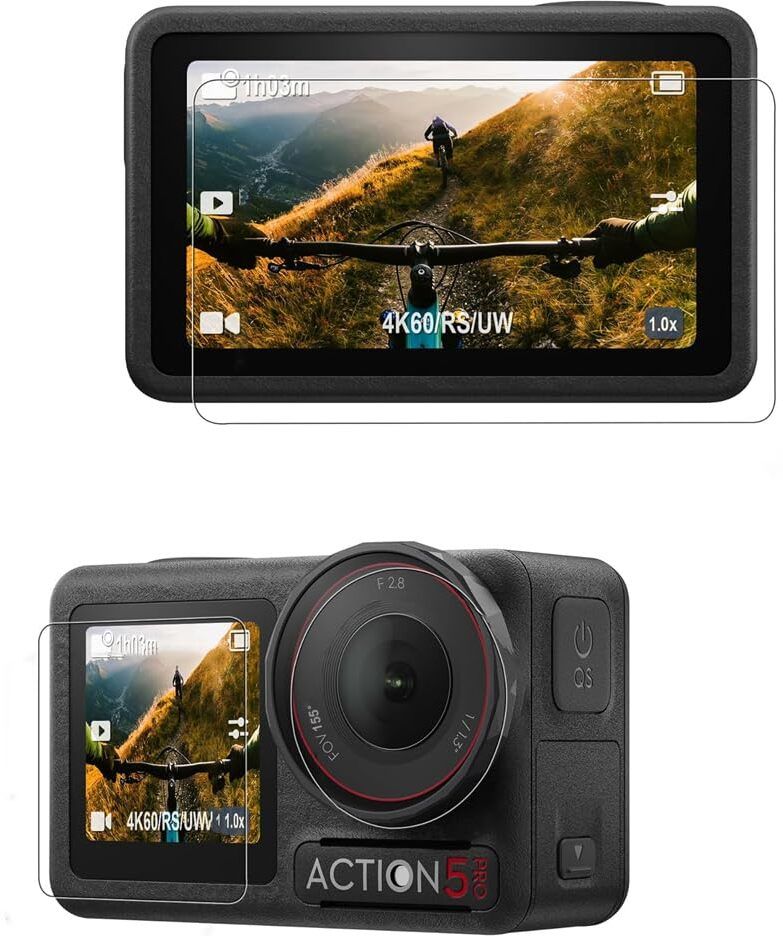 mavicair Front and Back Tempered Glass for DJI Osmo Action 5 Pro-picture-37