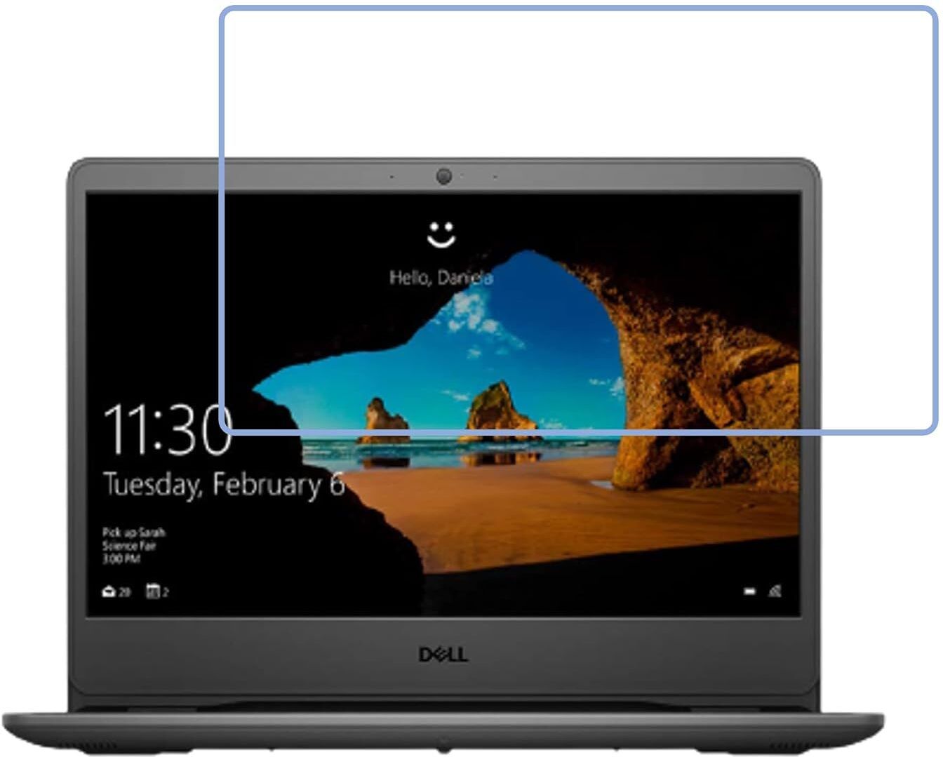 ear wear Impossible Screen Guard for Laptop Screen Protector Guard – Transparent HD Film, Anti-Glare, Scratch Resistant, Anti-Fingerprint, Bubble-Free PET Film, Compatible Dell 14 (2021) Ryzen 5-3450U AMD 14 Inches Ratio(16:9)-image-20