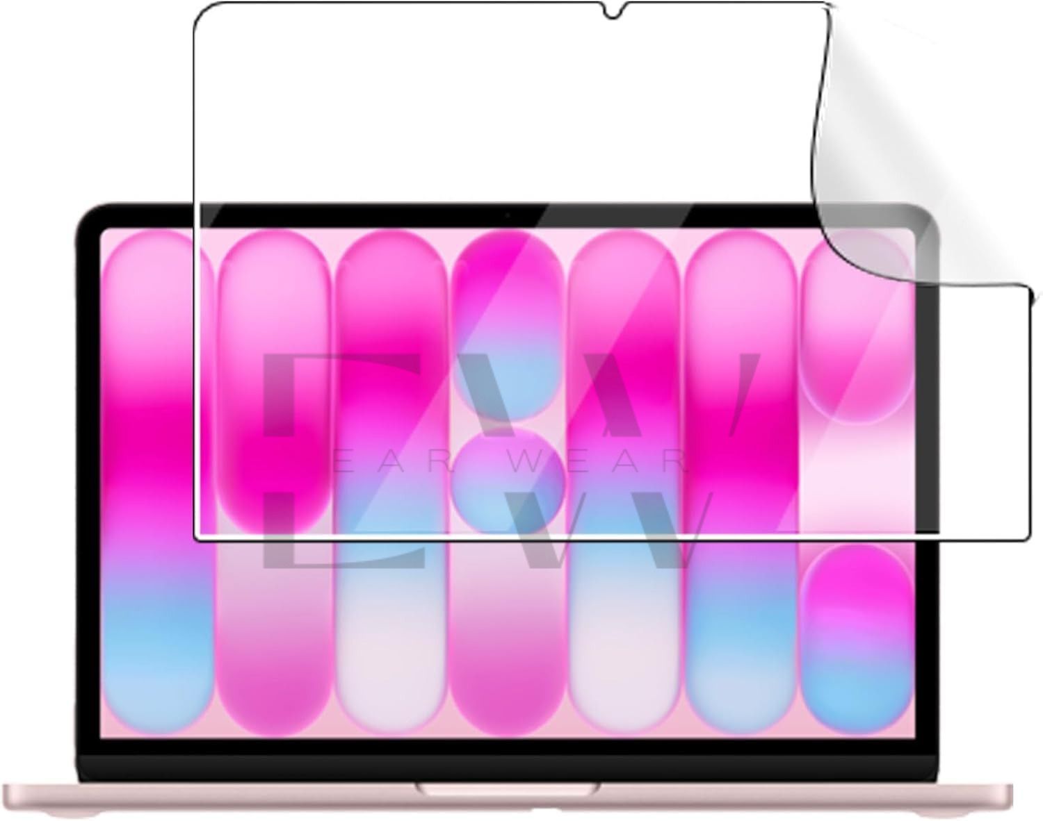 ear wear Impossible Screen Guard for MacBook Neo 13'' (2026, A18 Pro Chip) | Anti Scratch Guard | for Mac Neo 13inch A3404 (9H Nano) (Macbook Neo)-image-17