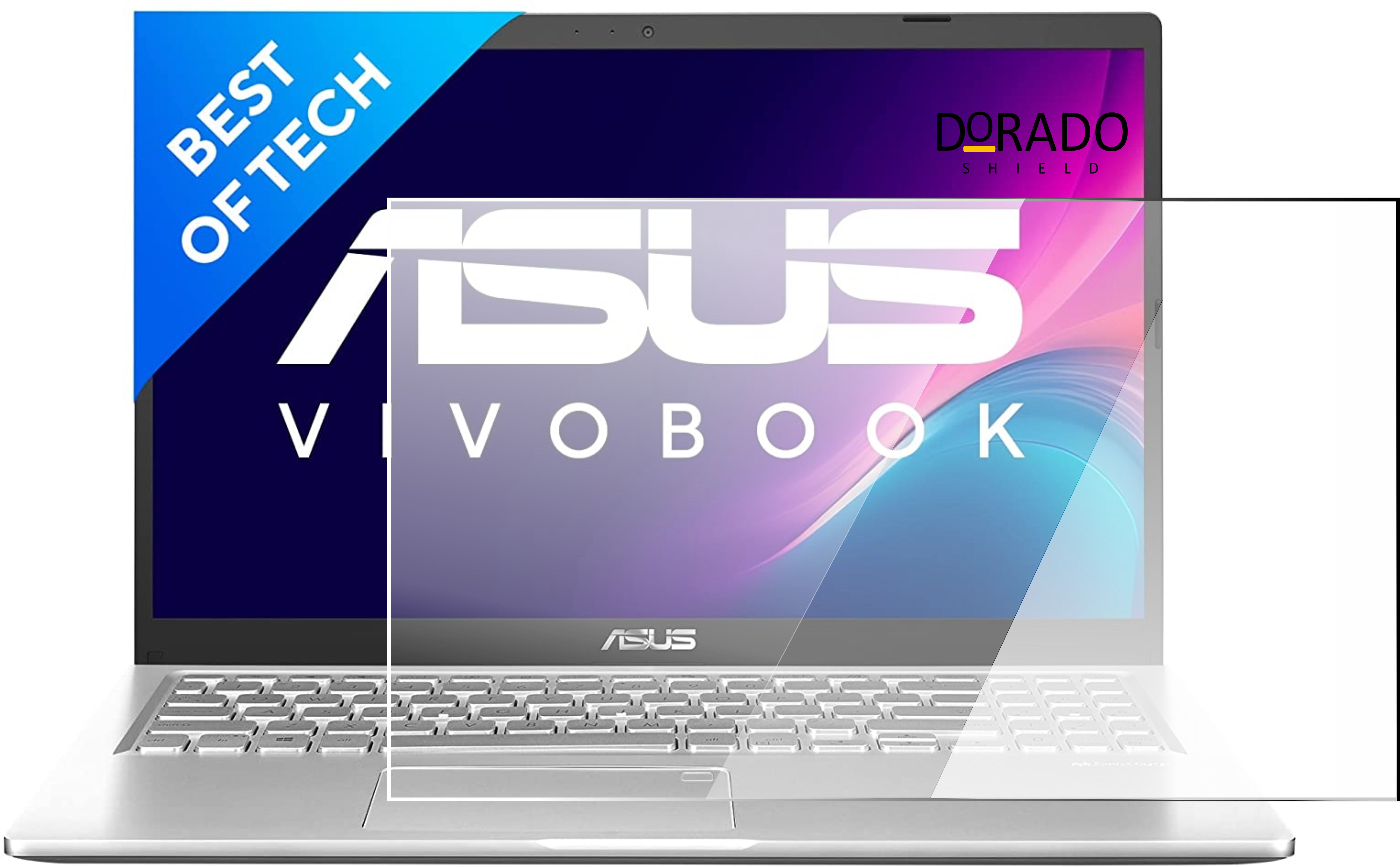 DORADO SHIELD Impossible Screen Guard for ASUS Vivobook 15 Core i3 11th Gen 15.6 inch (1.80 kg)