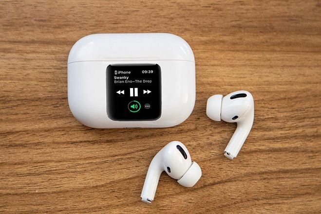 Earbuds Nano Glass for Apple to add touchscreen display to Airpods Pro case - Copy (7)