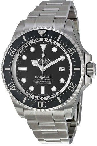 SYMPHONI Nano Glass for ROLEX PRE-OWNED Black Diall Men's Watch 116660BKSO-picture-14