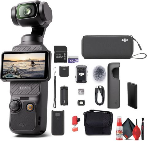 VD Enterprise Impossible Screen Guard for DJI Osmo Pocket 3, Vlogging Camera with 1'' CMOS & 4K 120fps Video, 3 Axis Stabilization, Fast Focusing, FaceObject Tracking, Rotatable Touchscreen, Small Video Camera for Photography,-picture-10