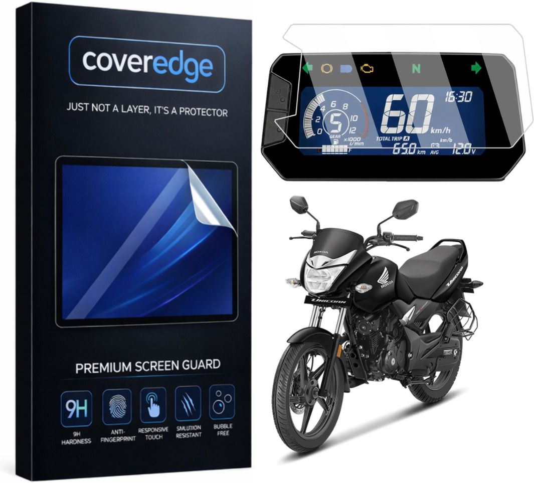 coveredge Premium Screen Guard for HONDA CB UNICORN 160 (2025) Bike Display Screen Guard-picture-15