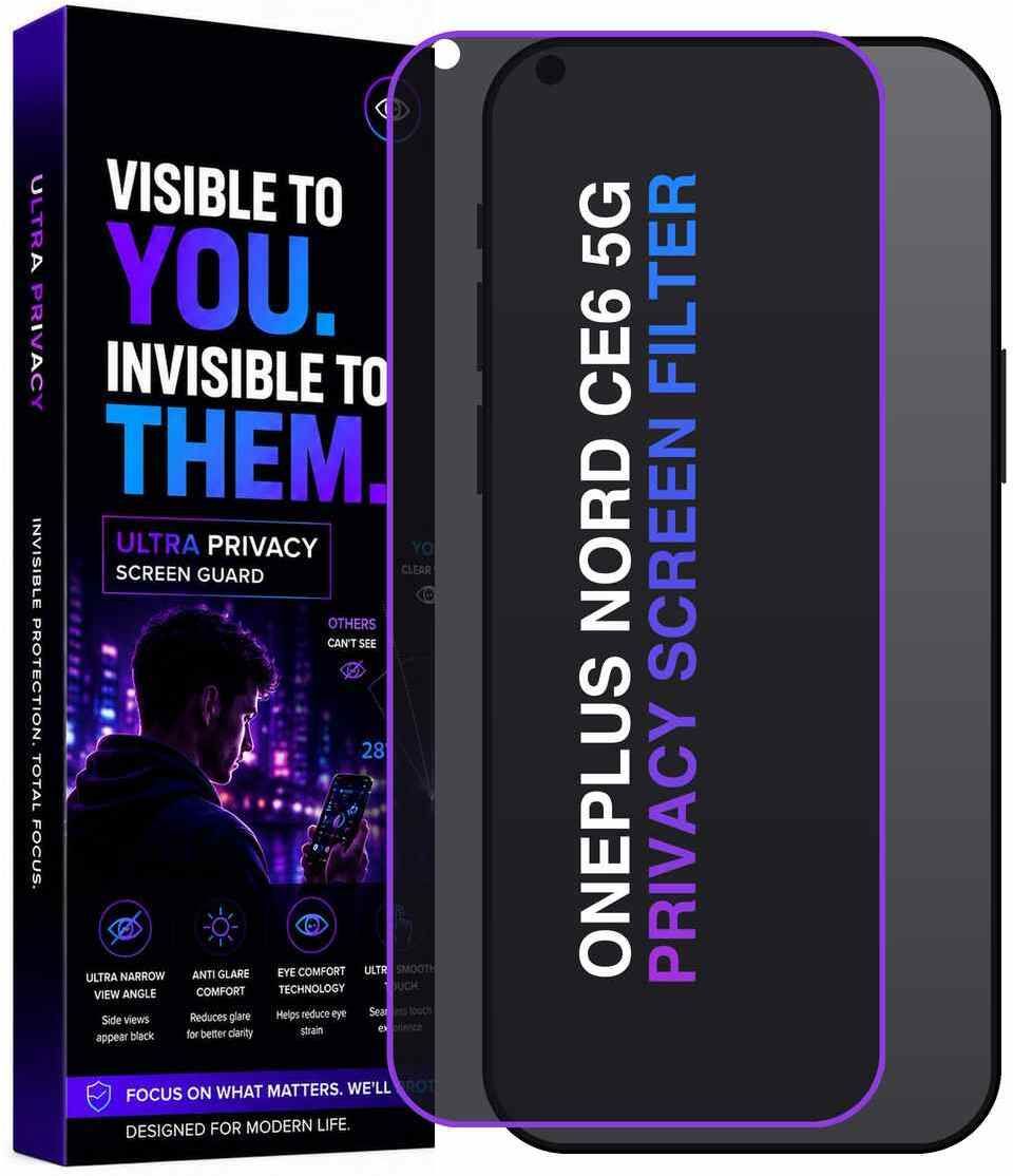 Pxin Core Privacy Screen Guard for OnePlus Nord CE6 5G-image-29