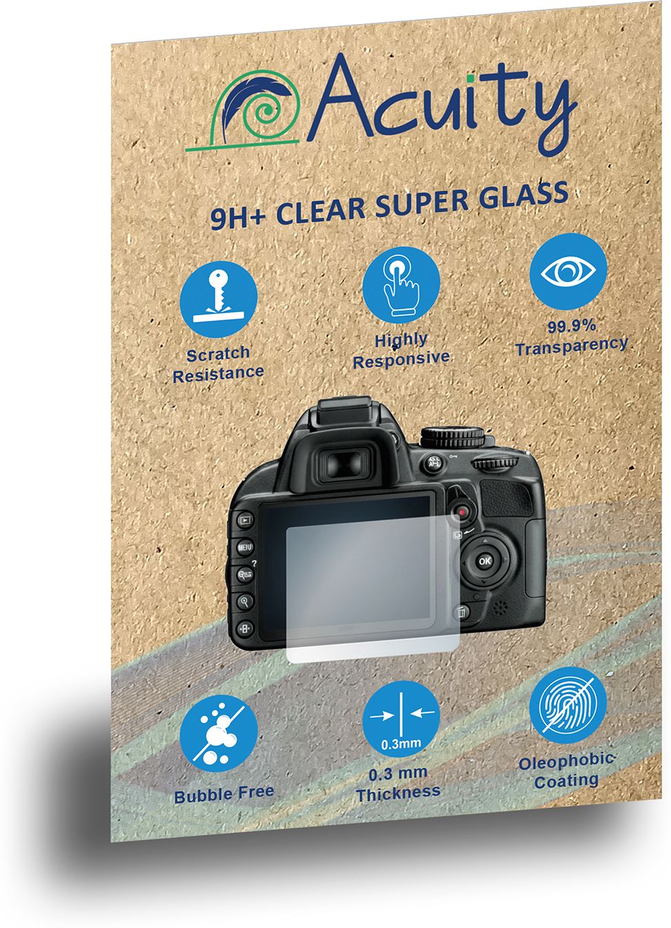 Acuity Screen Guard for GoPro MAX2 – Premium 9H+ SuperGlass, HD Clarity, 0.3mm Thickness, Anti-Fingerprint, Scratch Resistant-image-11