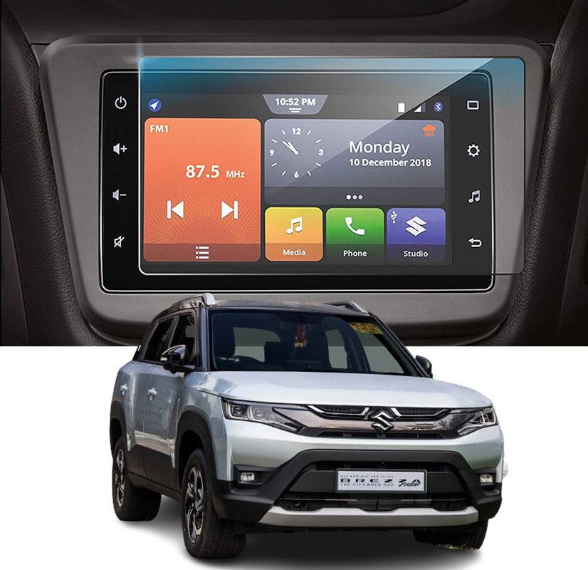 A.K.S.G. Screen Guard for Maruti Brezza 7 Inch [2022-Running]