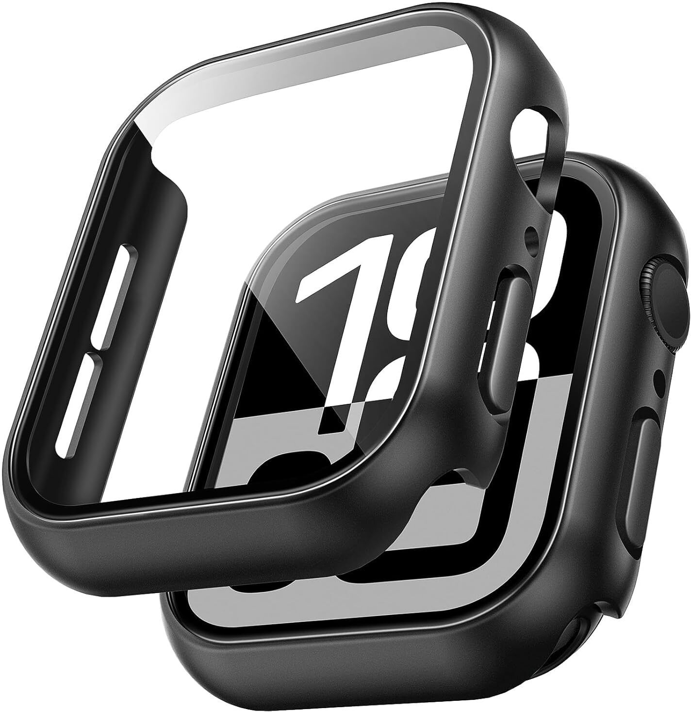 RALJAUT Edge To Edge Screen Guard for Apple Watch Series 11 (2025) Series 10 46mm, Hard PC Screen Protector Overall Protection Ultra-Thin Lightweight Scratch-Resistant Cover for iWatch 46mm