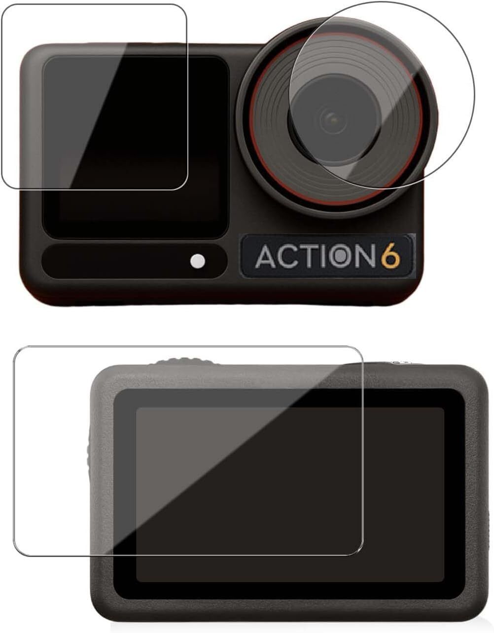 mavicair Front and Back Tempered Glass for DJI Osmo Action 6-picture-24