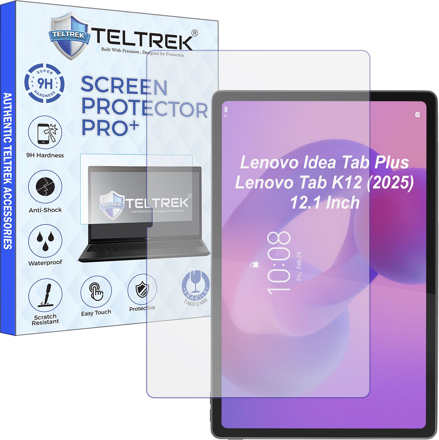 TELTREK Screen Guard for Lenovo Idea Tab Plus (12.1" Inch Tablet) (Anti Glare Matte Finish)-image-20